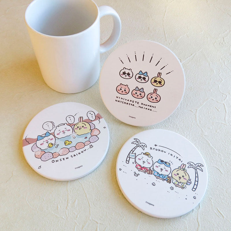 Chiikawa Absorbent Coaster (Sunglasses)