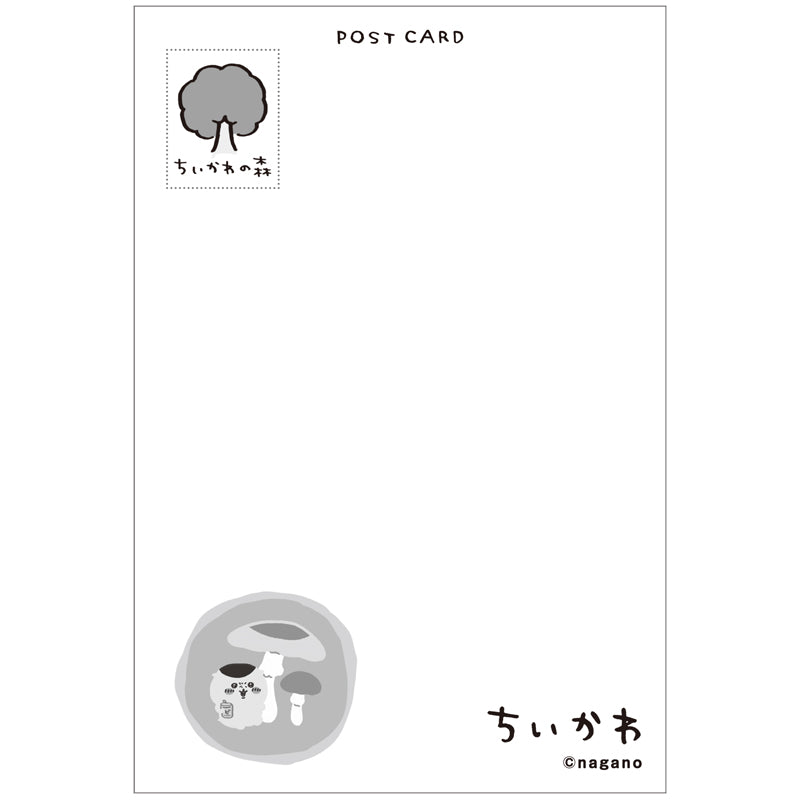 Chiikawa Postcard (2) Mushroom ON