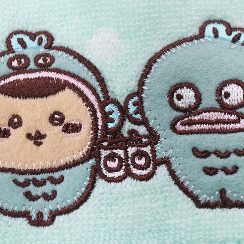 ちいかわ×サンリオキャラクターズ ミニタオル（くりまんじゅうとハンギョドン）