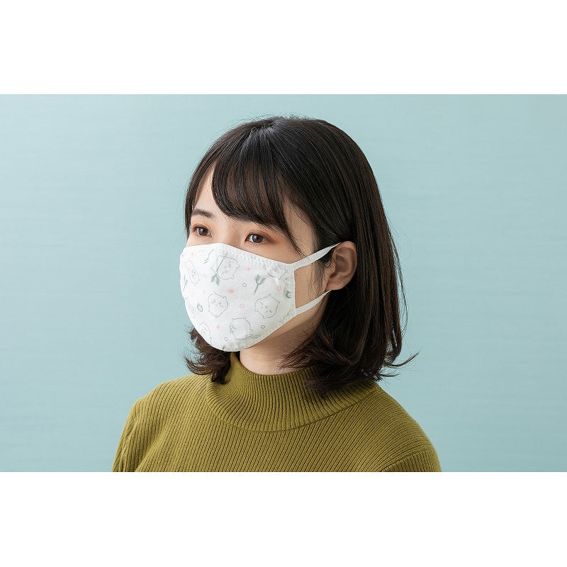 吉伊卡哇 抗菌防臭加工纱布口罩 M号（吉伊卡哇）