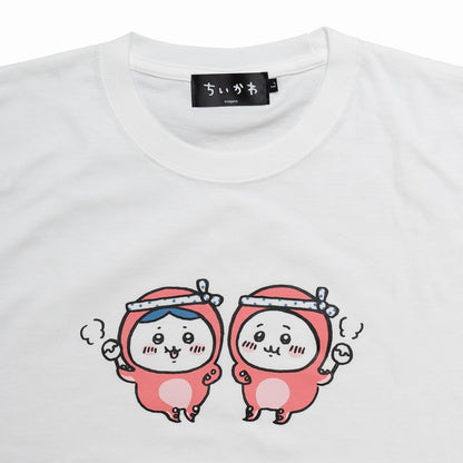치이카와 타코야키 T셔츠 화이트