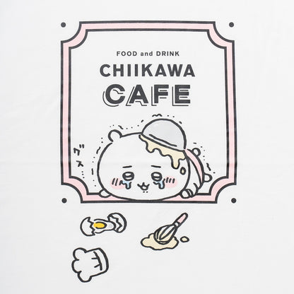 吉伊卡哇 Cafe 寬版T恤 抽泣款 白色【每筆訂單每尺寸限購2件】