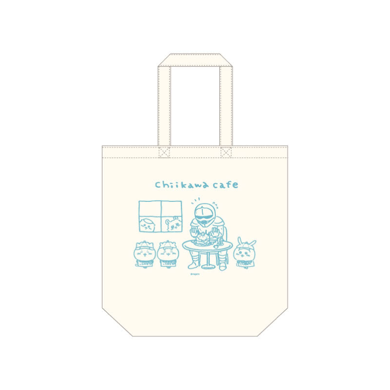 ちいかわカフェ コットントート（B）ブルー【１会計 ２個まで】