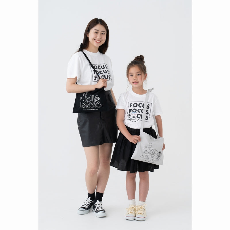 Chiikawa Canvas Sacoche Group (Black)
