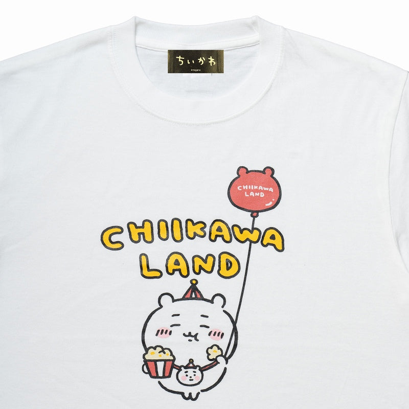 ちいかわらんど Tシャツ ポップコーン ホワイト