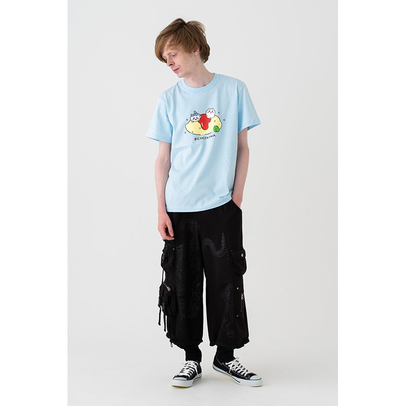 Chiikawa Omurice T-Shirt (Light Blue)