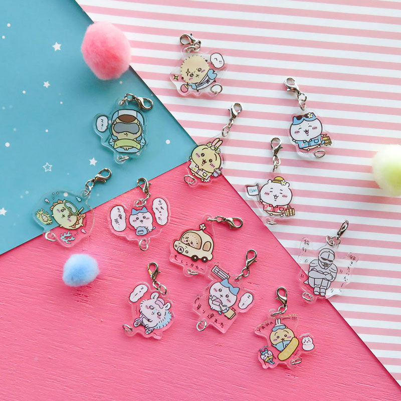 Chiikawa Connectable Acrylic Charm Collection Chiikawa Tourism (All 12 Types) [Single Piece]