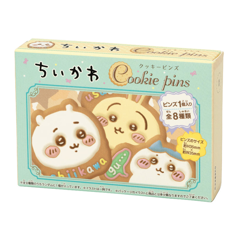 Chiikawa Cookie Pins (1 Box, 8 Pieces)