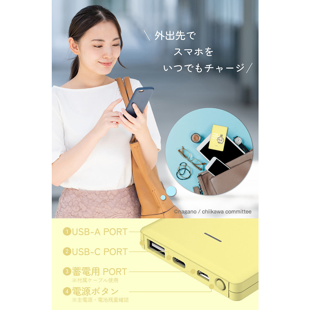 치이카와 모바일 배터리 6800 (우사기)
