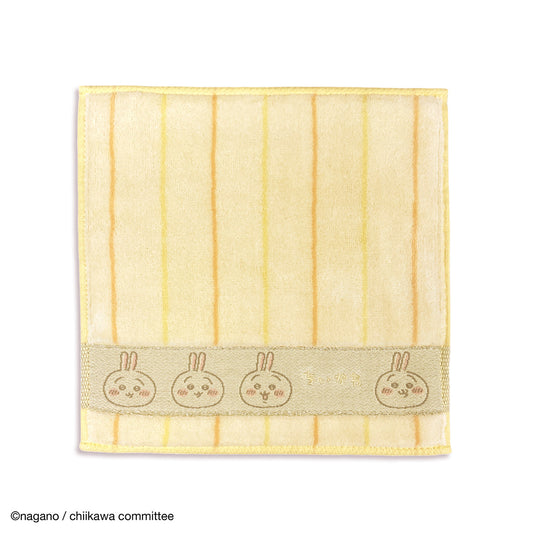 Chiikawa Mini Towel Handkerchief (Stripe Yellow)