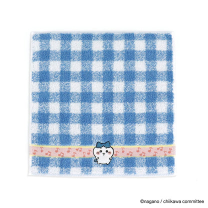 Chiikawa Towel Handkerchief (Music Note Blue)