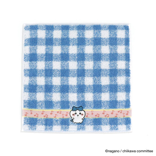 Chiikawa Towel Handkerchief (Music Note Blue)
