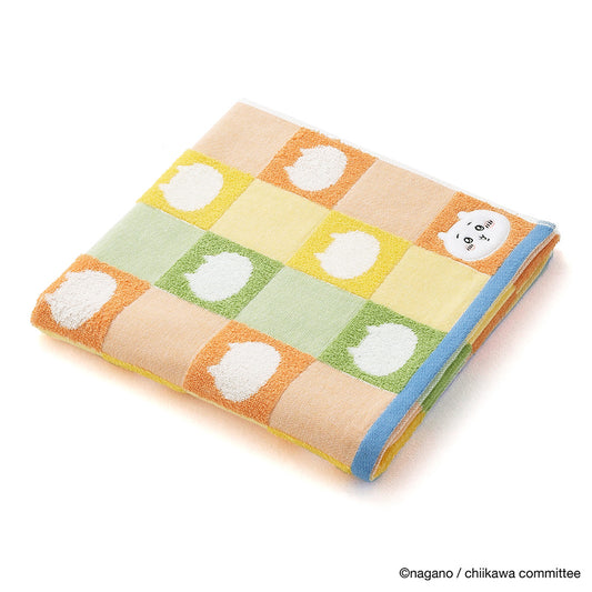 Chiikawa Bath Towel (Pattern Orange)