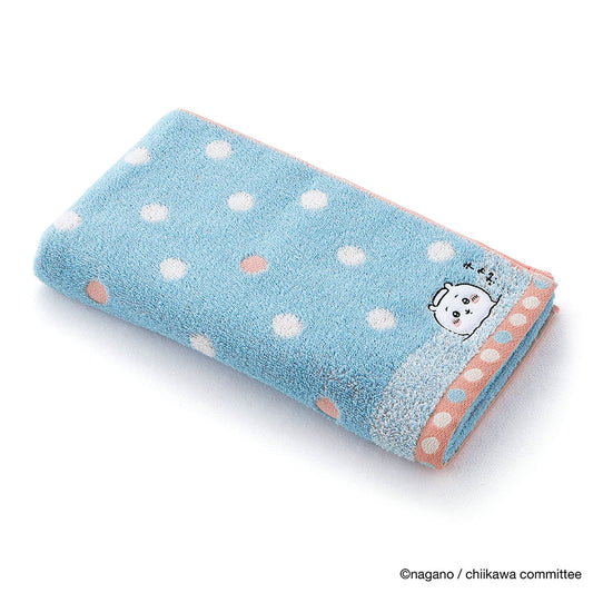 Chiikawa Small Bath Towel (Bath Blue)