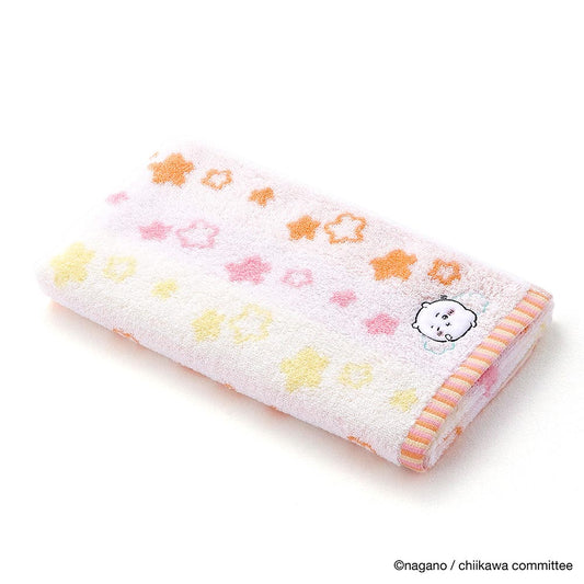 Chiikawa Small Bath Towel (Pop Star Orange)