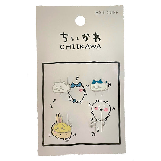吉伊卡哇 耳環耳環（銀色）