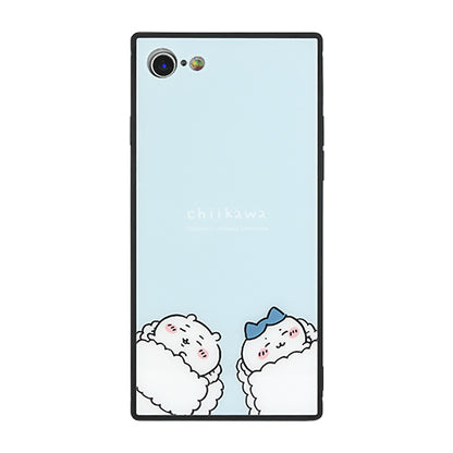 Chiikawa Square Glass Case (Swaying) iPhone SE (3rd/2nd Gen) / 8/7 Compatible