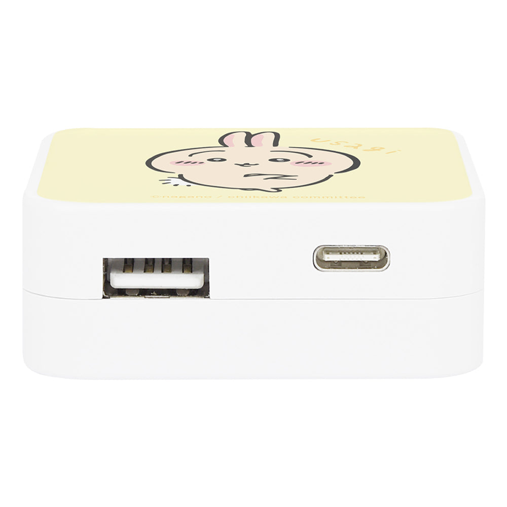 吉伊卡哇 USB/USB Type-C AC適配器（兔子）