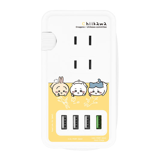 ちいかわ USBポート付きACタップ（集合）