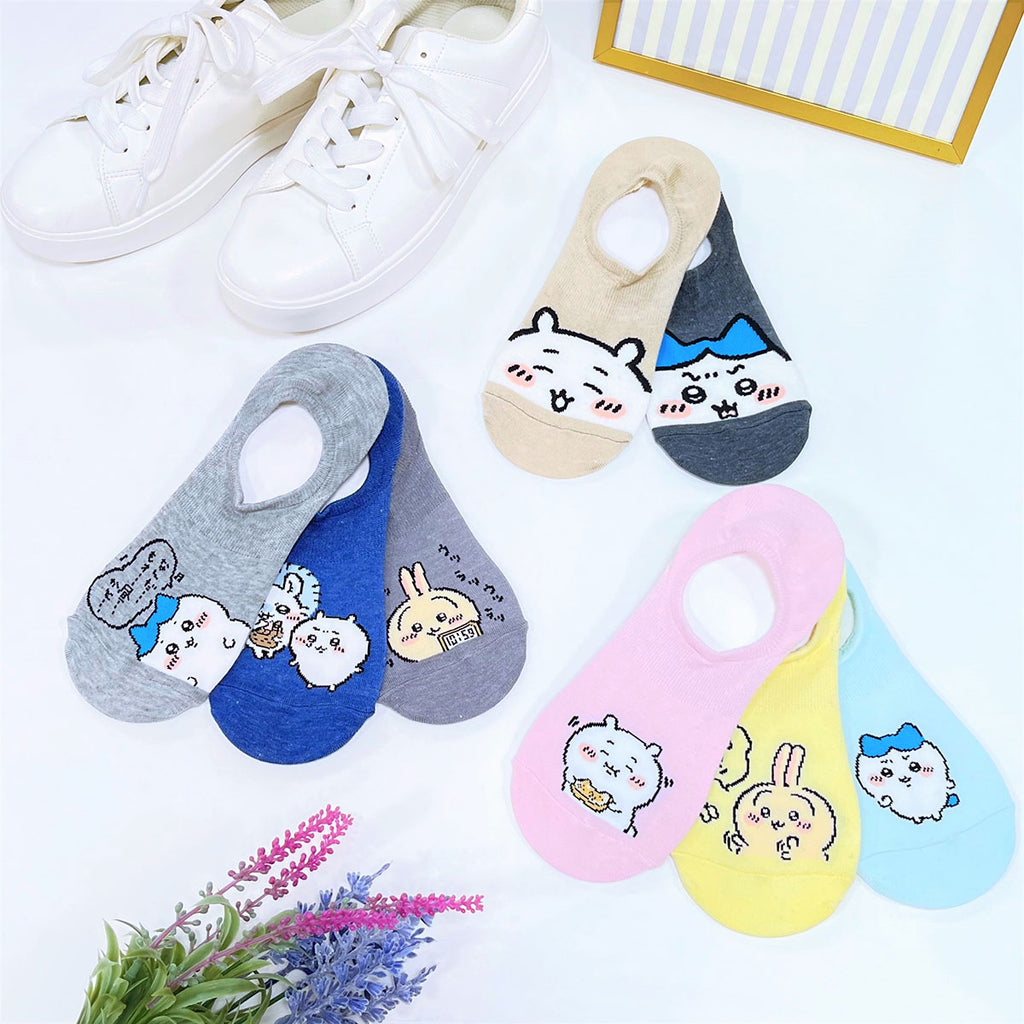 Chiikawa Kokopita Sneaker-Length (Chiikawa Face)