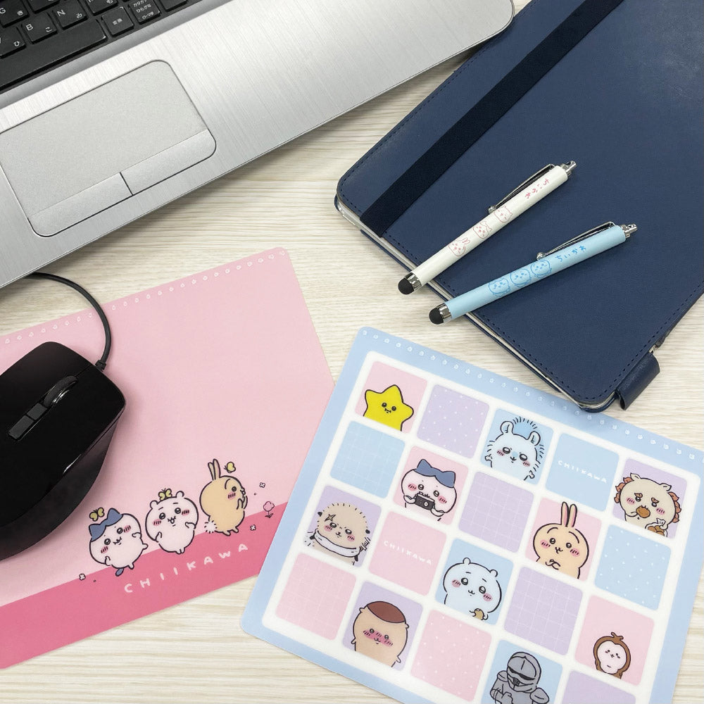 Chiikawa Antibacterial Mouse Pad (Blue)