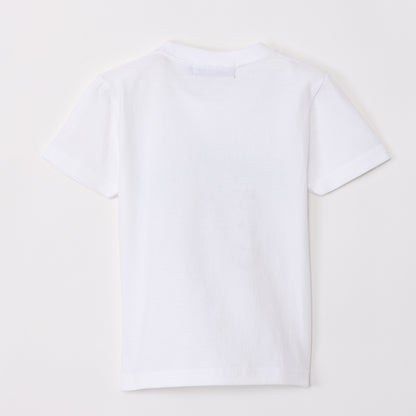 ちいかわ水族館 キッズTシャツ カワウソと握手 ホワイト（カメミラー付）