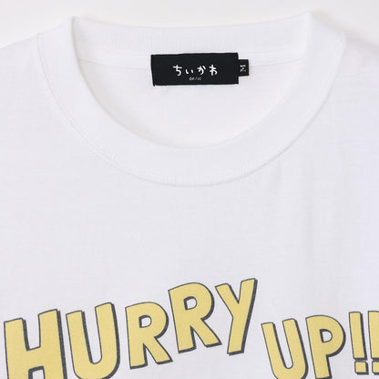 Chiikawa Aquarium T-shirt Hurry Up White (with Squid Mirror)