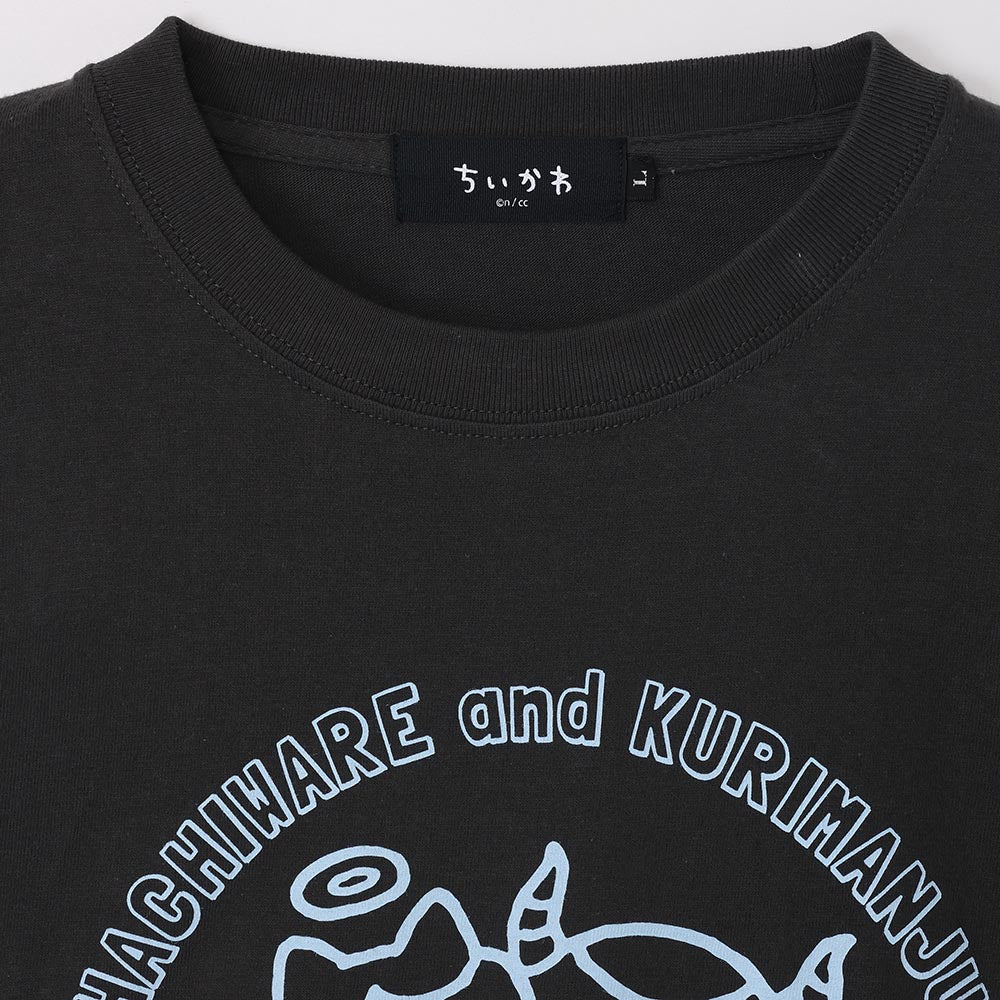 ちいかわ てんし♡あくま Tシャツ（ハチワレ＆くりまんじゅう スミ）