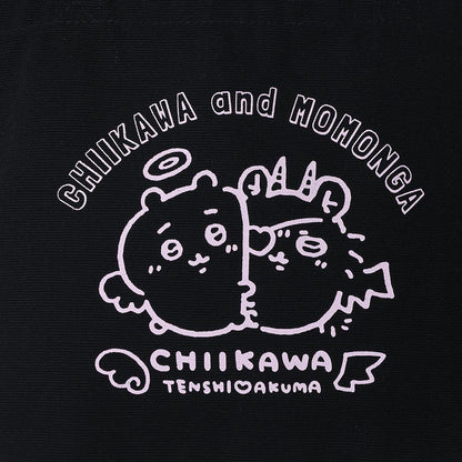 吉伊卡哇 天使?惡魔 午餐手提袋（吉伊卡哇＆莫莫加 黑色）