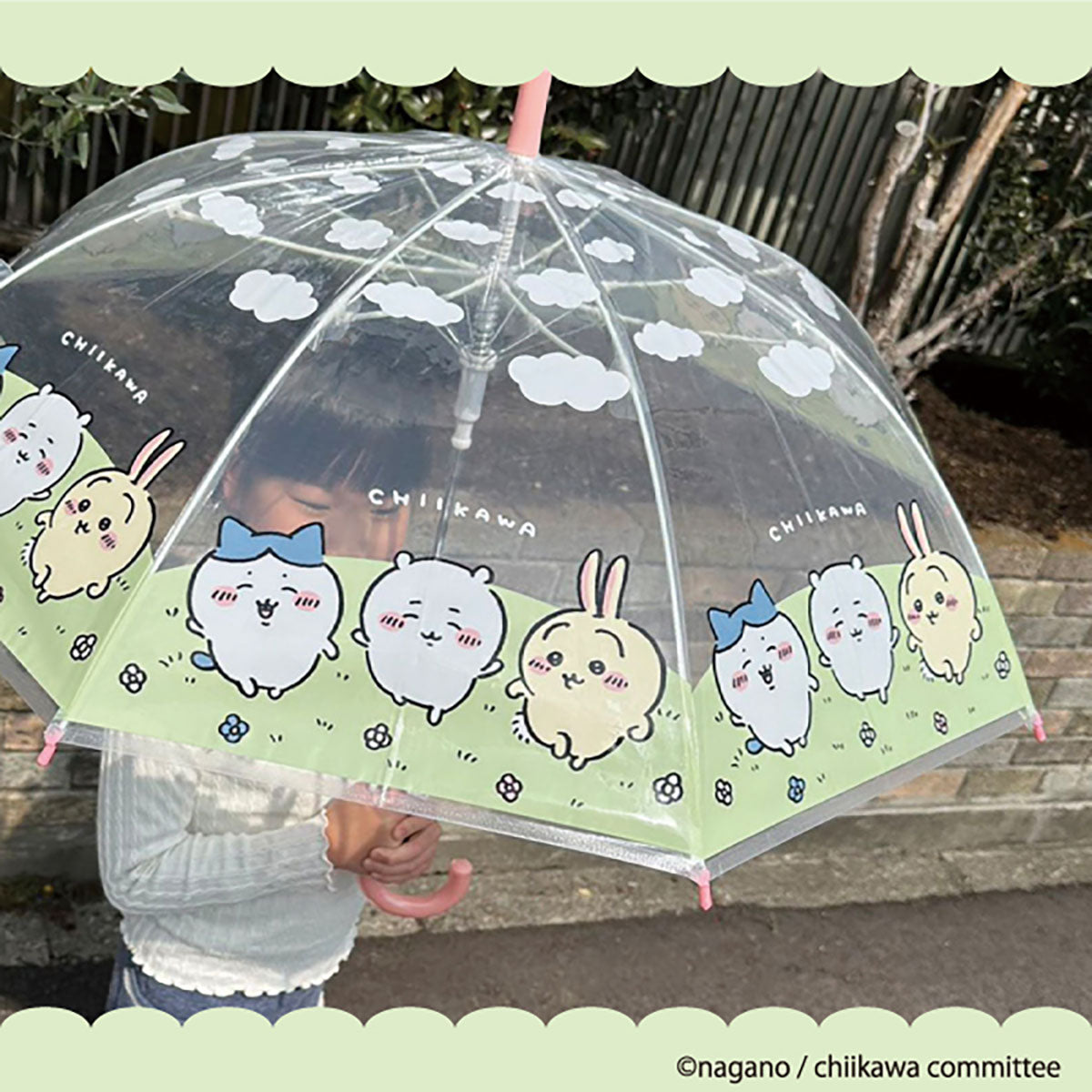 吉伊卡哇 塑膠雨傘 50cm（跑吧）