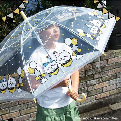吉伊卡哇 塑膠雨傘 55cm（派對）