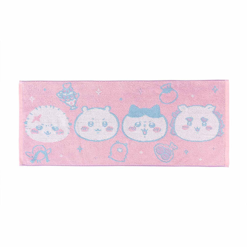 Chiikawa Jacquard Face Towel (Pink)