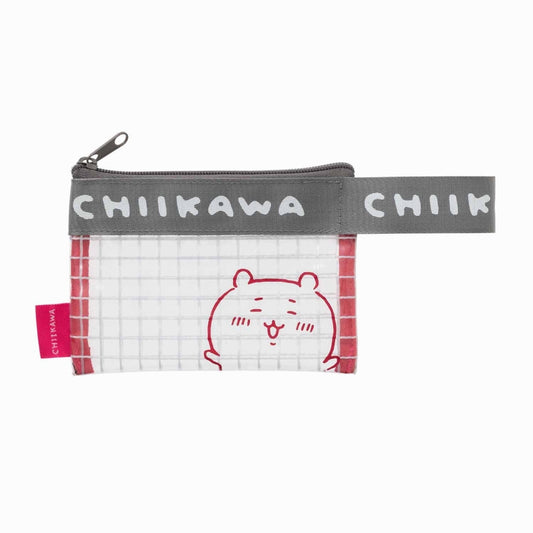 Chiikawa Clear Grid Vinyl Pouch