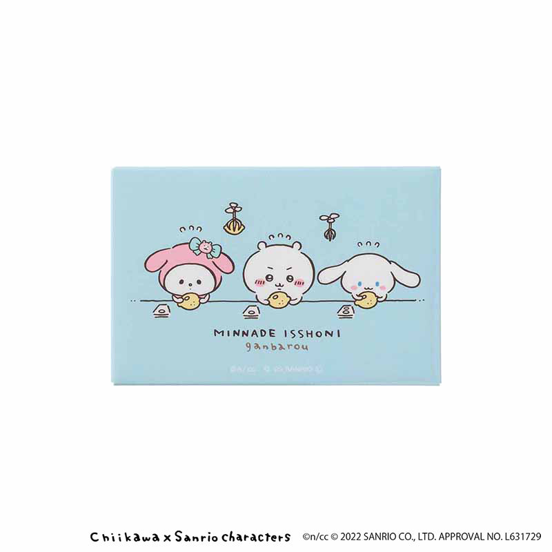 Chiikawa × Sanrio Characters Square Magnet (Sticker Placing)