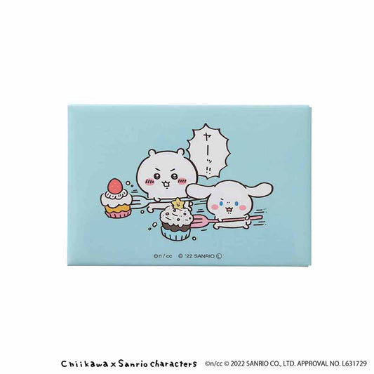 Chiikawa × Sanrio Characters Square Magnet (Yaa)
