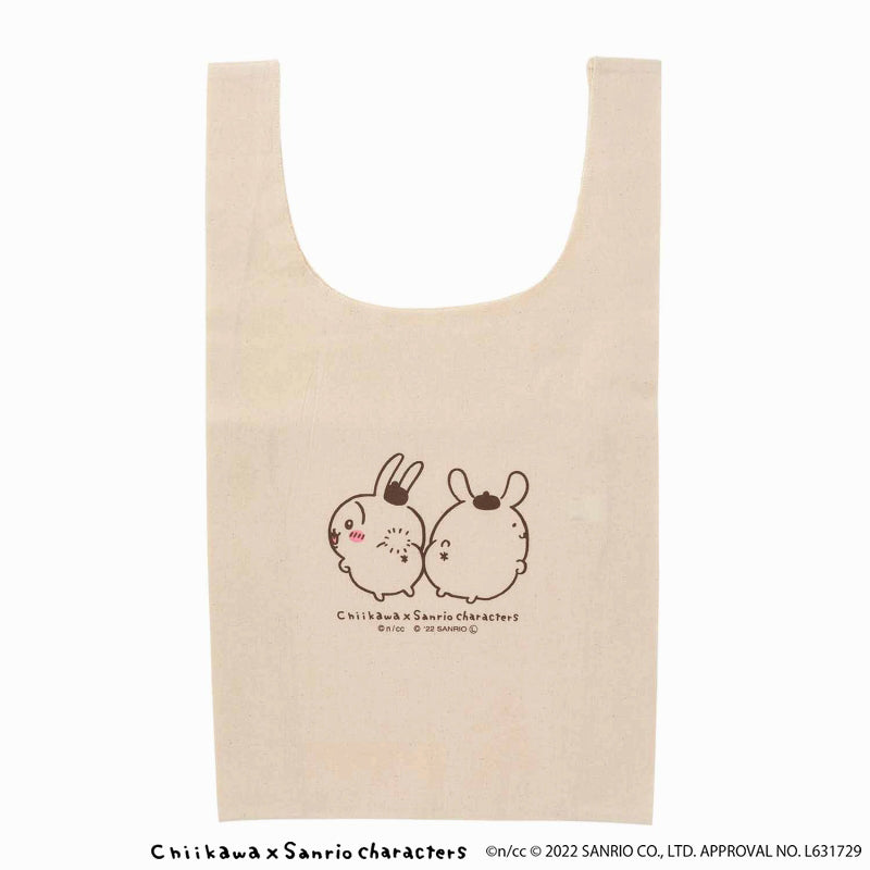 吉伊卡哇×三麗鷗角色 市集包（兔子・POMPOMPURIN）