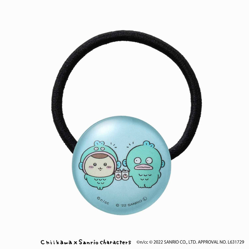 Chiikawa × Sanrio Characters Glass Hair Tie (Kurimanju & Hangyodon)
