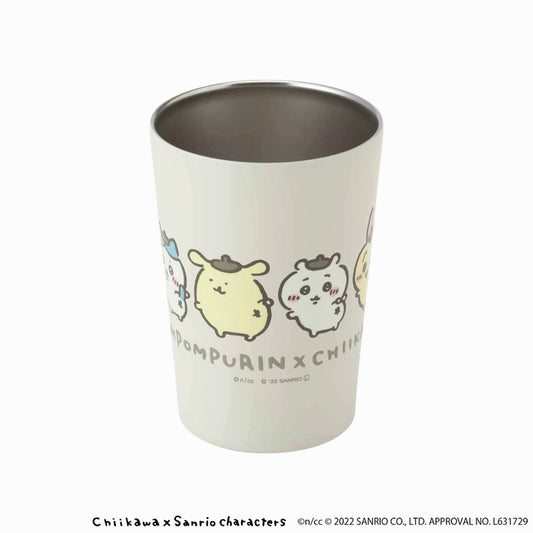Chiikawa × Sanrio Characters Convenience Store Drink Fit Insulated & Thermal Tumbler (Pom Pom Purin × Chiikawa)
