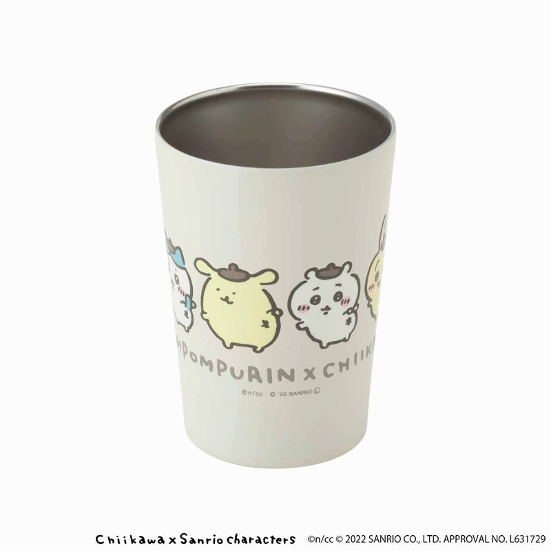 吉伊卡哇×三麗鷗角色 可以放便利店飲料的保冷・保溫杯（POMPOMPURIN×吉伊卡哇）