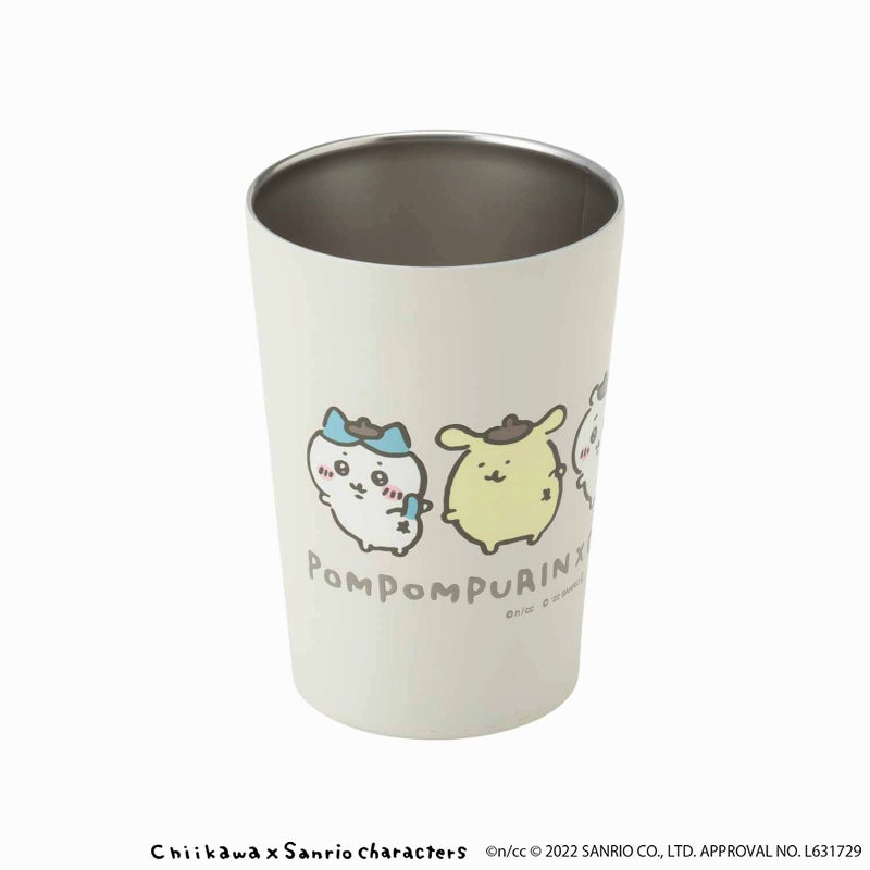 吉伊卡哇×三麗鷗角色 可以放便利店飲料的保冷・保溫杯（POMPOMPURIN×吉伊卡哇）