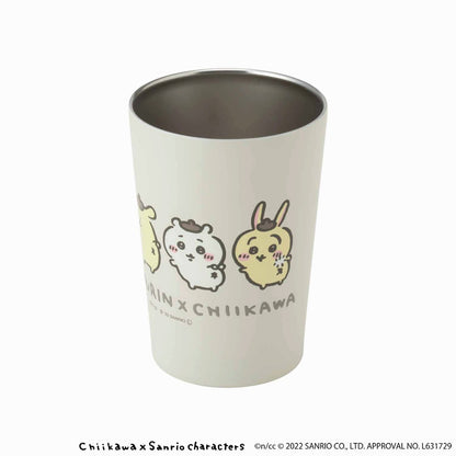 吉伊卡哇×三麗鷗角色 可以放便利店飲料的保冷・保溫杯（POMPOMPURIN×吉伊卡哇）
