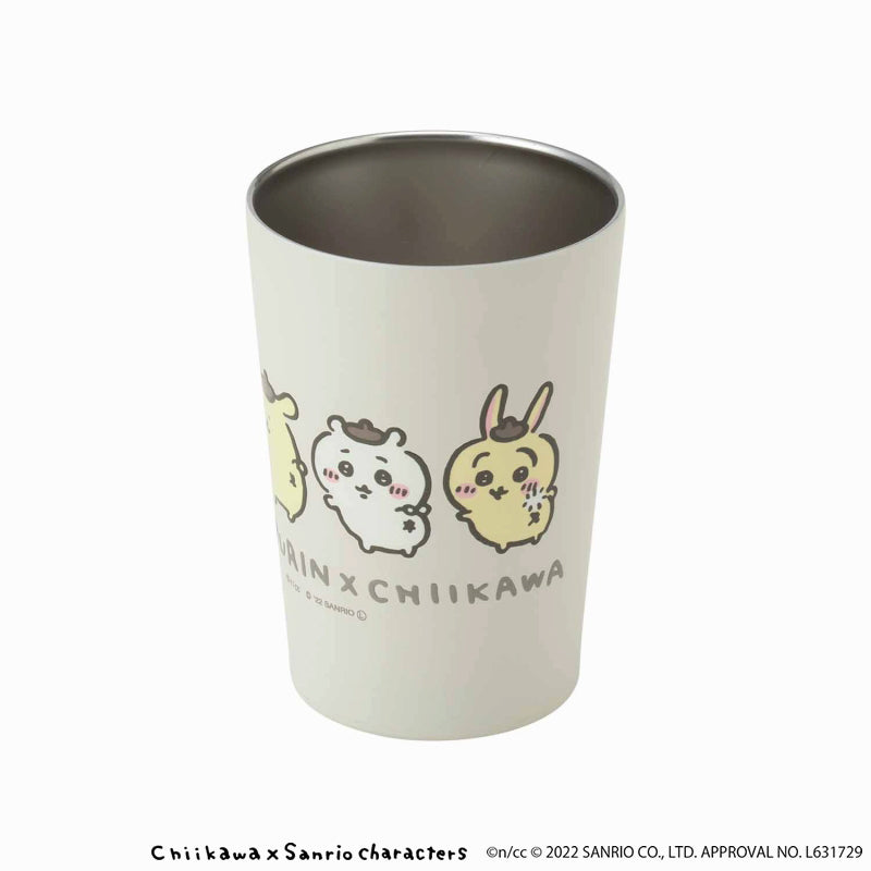吉伊卡哇×三麗鷗角色 可以放便利店飲料的保冷・保溫杯（POMPOMPURIN×吉伊卡哇）