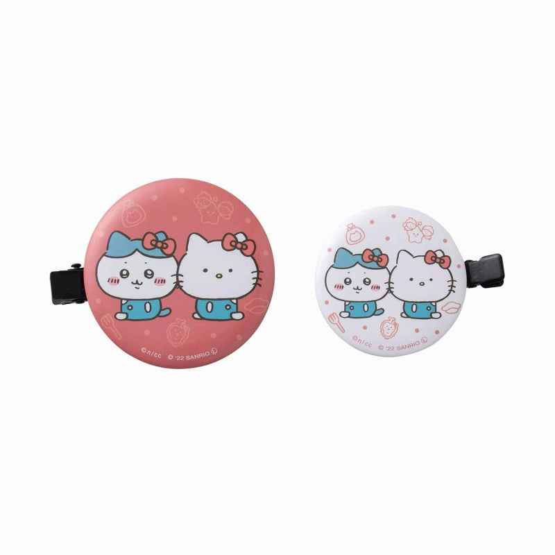 吉伊卡哇×三麗鷗角色 鐵夾前髮夾（八割・凯蒂猫）