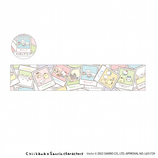 Chiikawa × Sanrio Characters Masking Tape L (Memories)