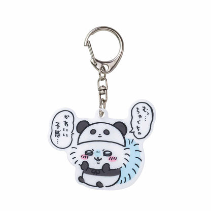 Chiikawa Chinese Diner Acrylic Key ring (Momonga Panda)