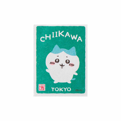 吉伊卡哇 東京特產 可貼於手機的和紙貼紙（八割）