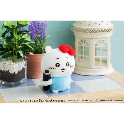 치이카와×산리오 캐릭터즈 들고 있는 마스코트 (치이카와・헬로키티)