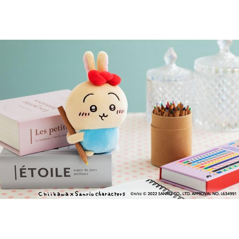 Chiikawa x Sanrio Characters Holdable Mascot (Usagi, Hello Kitty)