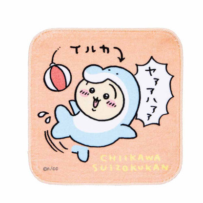 吉伊卡哇水族館 手巾（兔子×海豚）