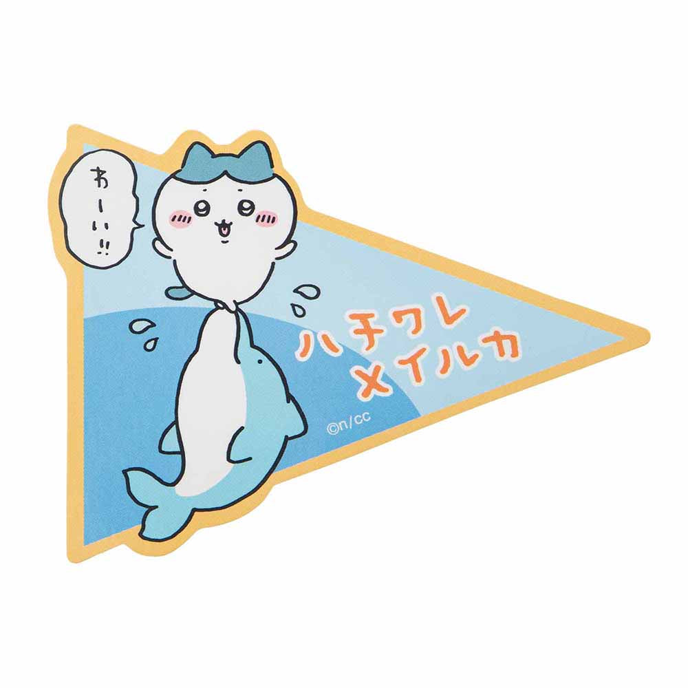 吉伊卡哇水族館 手機貼紙（八割×海豚）